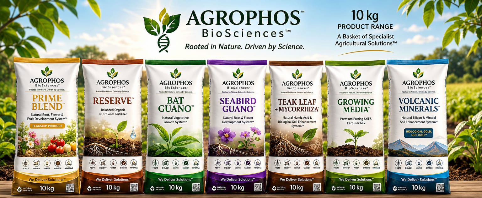 Individual 10kg packshots with front and back of bag